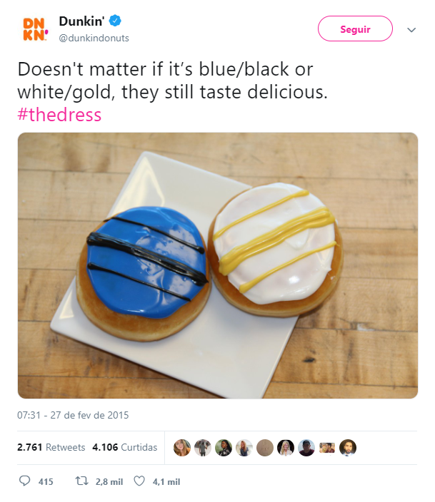 Exemplo da Dunkin Donuts